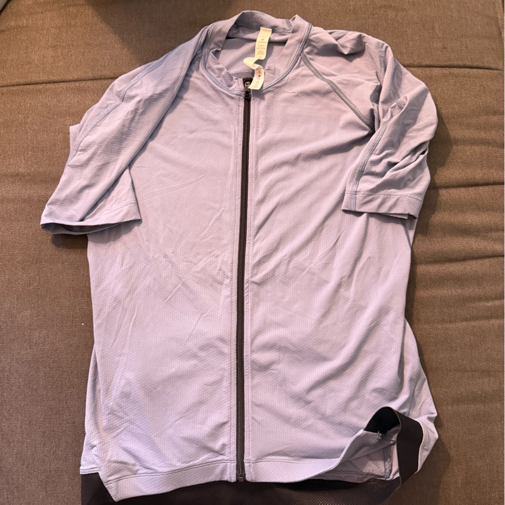 Lululemon Men’s Cycling Jersey-light blue